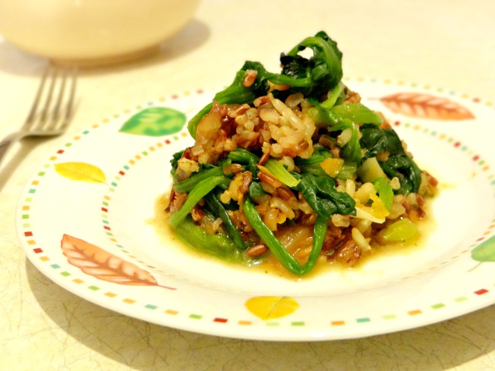 76. Spinach Risotto